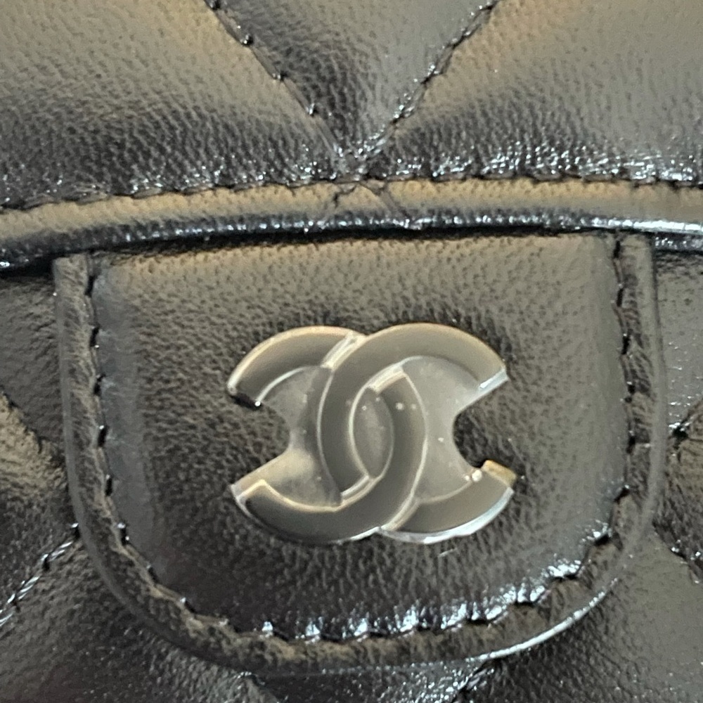 NEW Chanel So Black Mini Woc Cardholder 21B Bag - Picture 11 of 15